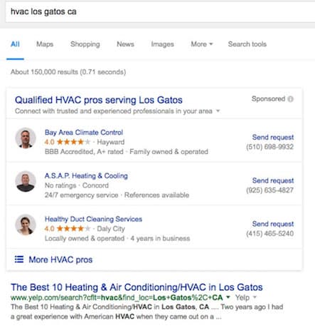 Google Home Services Ads