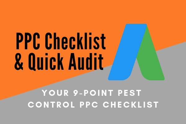 Your 9-Point Pest Control PPC Checklist