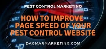 improve page speed pest control website