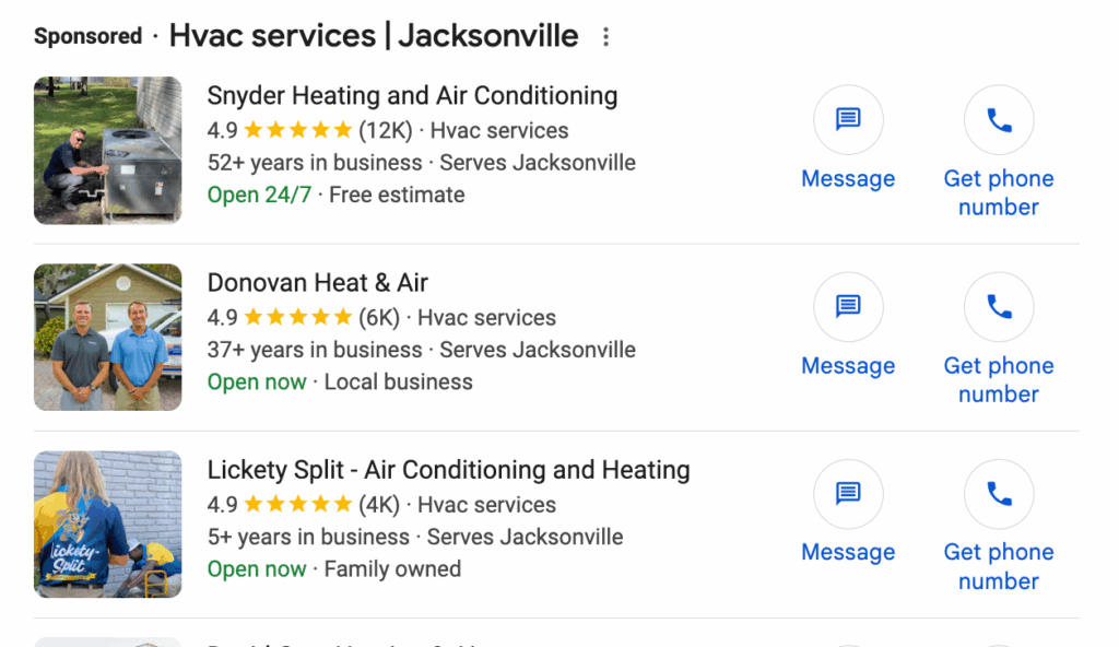 hvac service lsa vs ppc