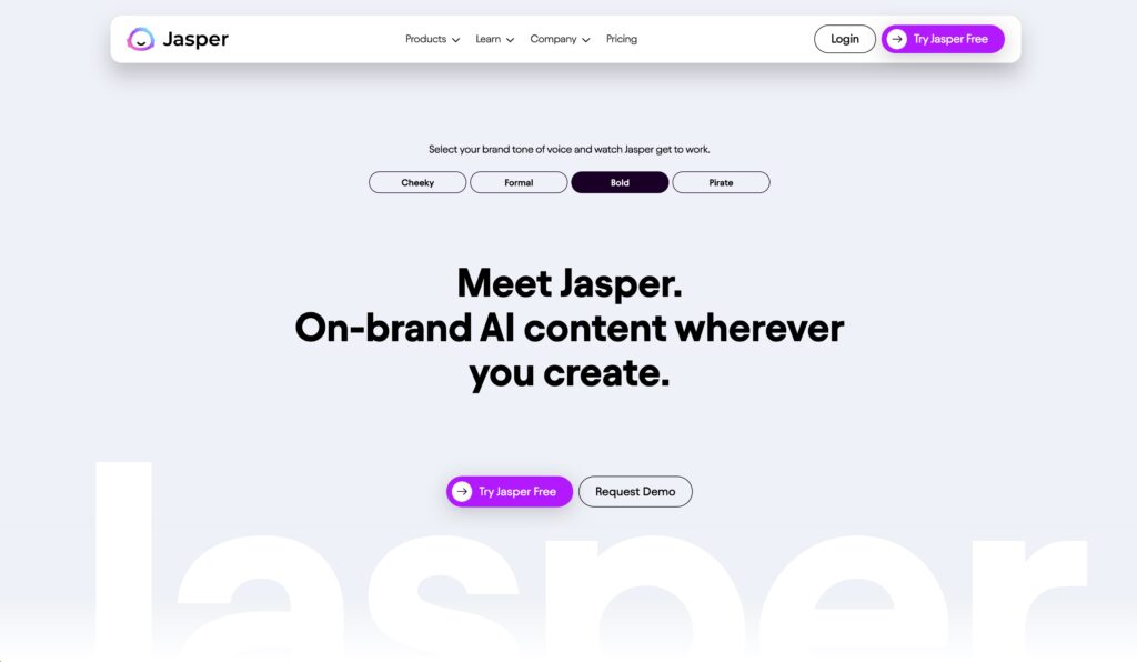 jasper ai streamline the writing process by delivering speedy content