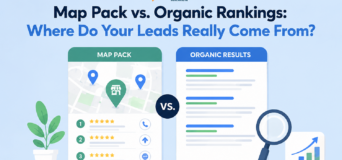 map pack vs organic rankings