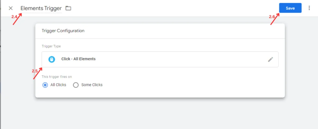 how to track clicks in ga4 with gtm step3
