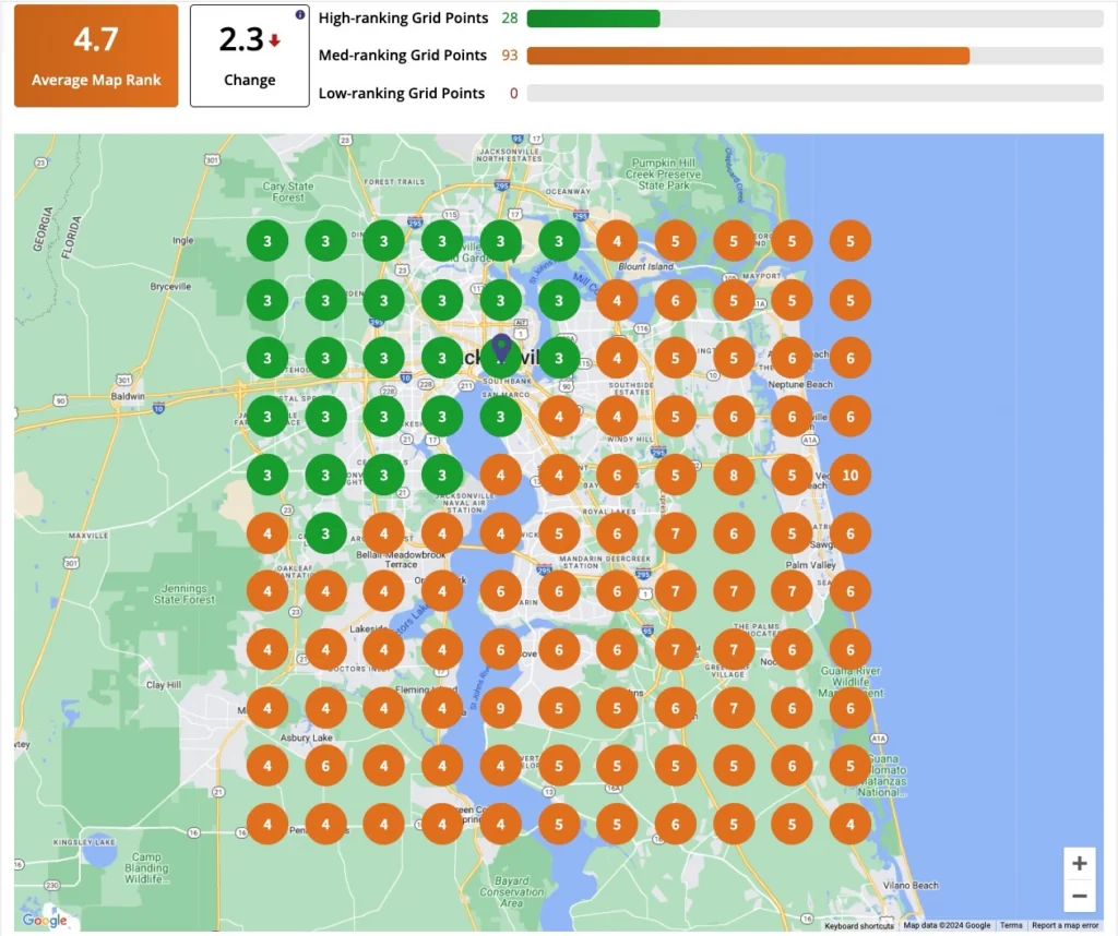 Google business profile exposure in maps remove keyword from name